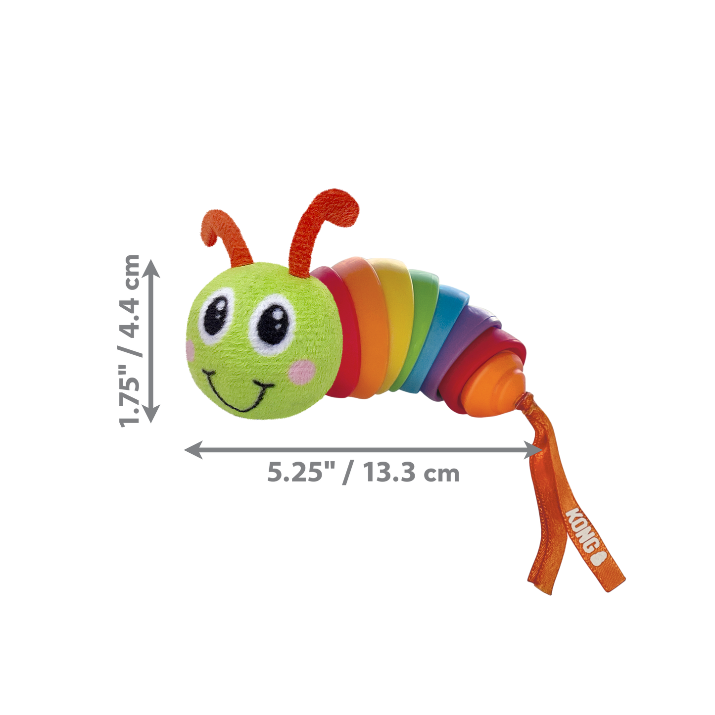 Kong Bat - A - Bout Clackz Caterpillar - Kong Cat Toys - The Family Pet