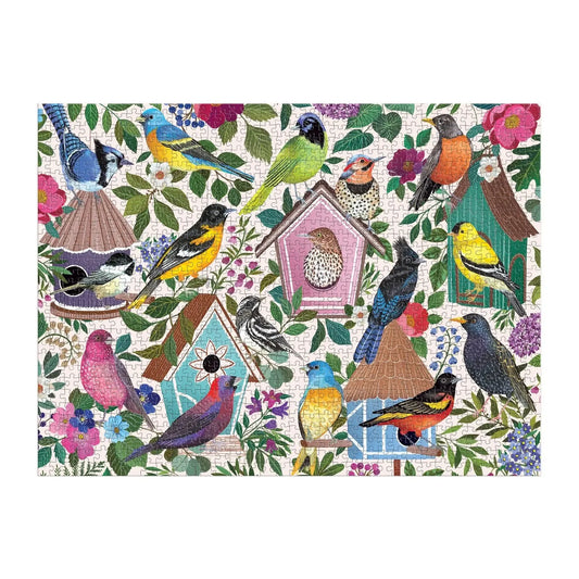 Birdhouse Lane 1000 Piece Jigsaw Puzzle Galison