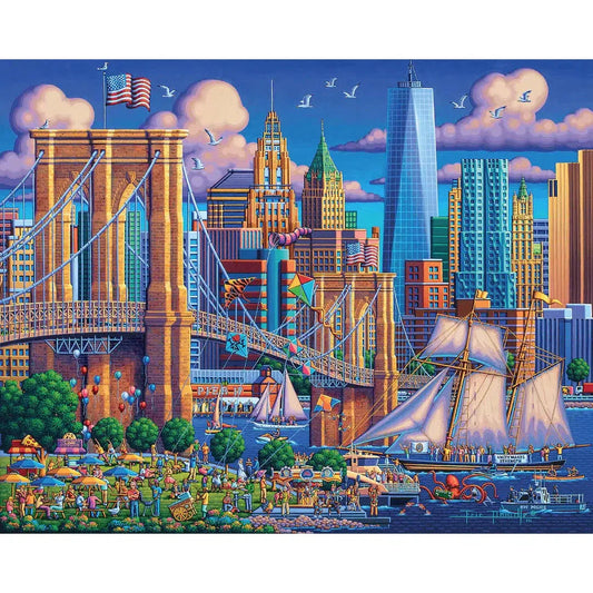 Brooklyn Bridge 210 Piece Jigsaw Puzzle Dowdle