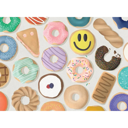 But First, Donuts! 500 Piece Jigsaw Puzzle PuzzleFolk