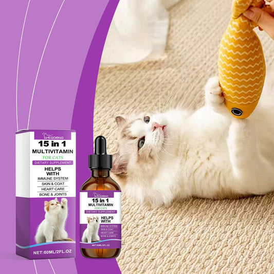 Pet Cat Vitamin Drops Care For Pets With Physical Discomfort