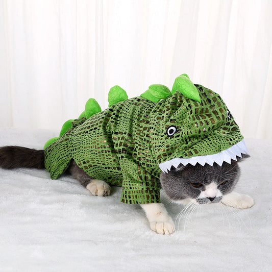 New Halloween Dog Crocodile Models Transforming Clothes