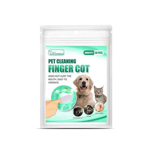 Pet Toothbrush - Finger Set for Dog & Cat Oral Tartar Care