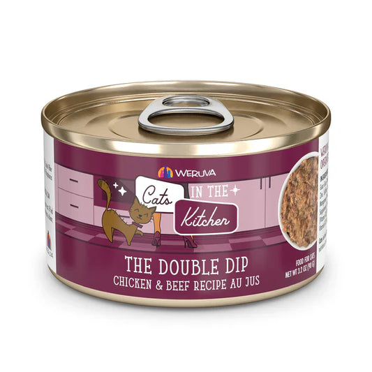 Cats in the Kitchen The Double Dip Chicken and Beef Recipe Au Jus - Cats in the Kitchen Wet Cat Food - The Family Pet