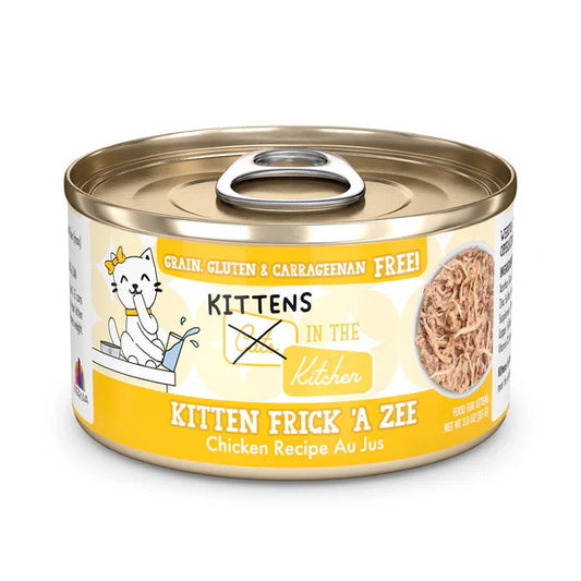 Cats in the Kitchen Kitten Kitten Frick 'A Zee Chicken Recipe Au Jus (3oz) - Cats in the Kitchen Wet Cat Food - The Family Pet