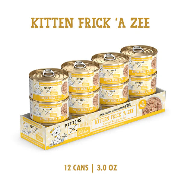 Cats in the Kitchen Kitten Kitten Frick 'A Zee Chicken Recipe Au Jus (3oz) - Cats in the Kitchen Wet Cat Food - The Family Pet