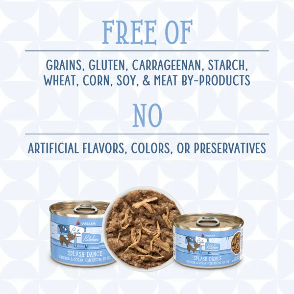 Cats in the Kitchen Splash Dance Chicken and Ocean Fish Recipe Au Jus - Cats in the Kitchen Wet Cat Food - The Family Pet