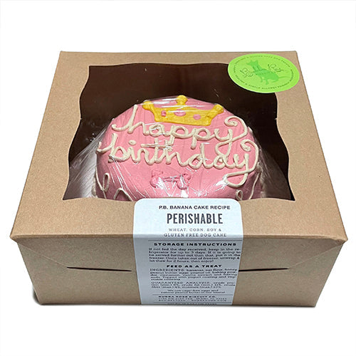 Dog Birthday Cake: Princess Cake Perishable for Rewards - premium dog treat from Purrfect Pet Kingdom