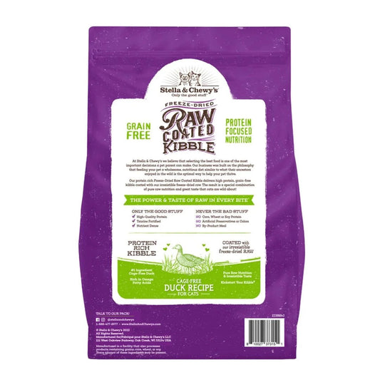 Stella & Chewy's Raw Coated Duck Cat Food (2.5lbs)