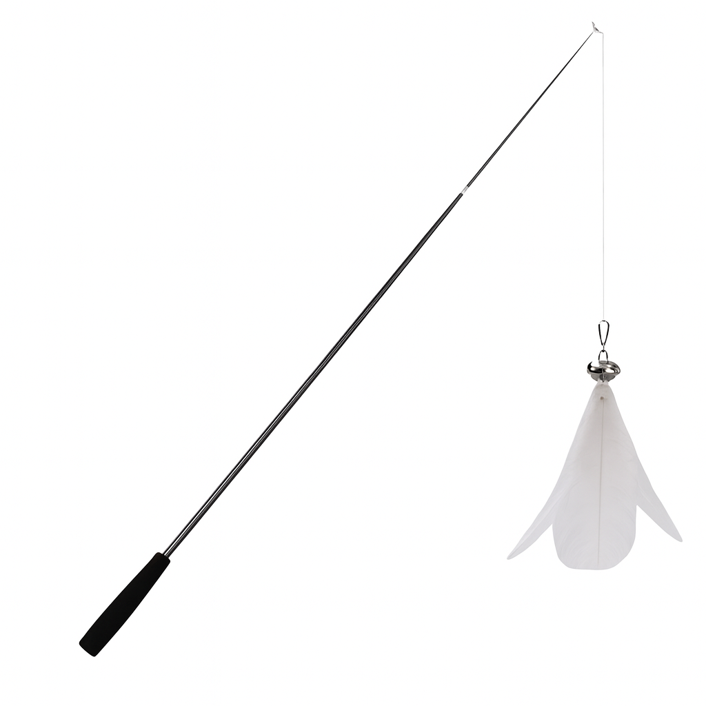 Milou & Lumi Telescopic Feather Cat Teaser Wand