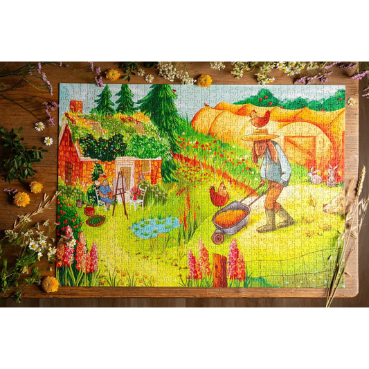 Childhood Garden 1000 Piece Premium Jigsaw Puzzle Trevell