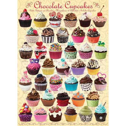 Chocolate Cupcakes 1000 Piece Jigsaw Puzzle Eurographics