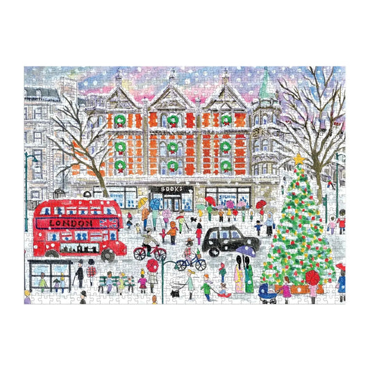 Christmas in London 1000 Piece Jigsaw Puzzle Galison