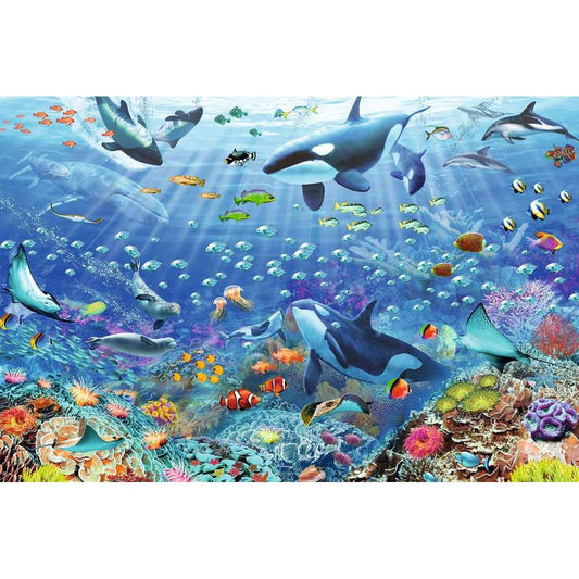 Colorful Underwater World 3000 Piece Jigsaw Puzzle Ravensburger