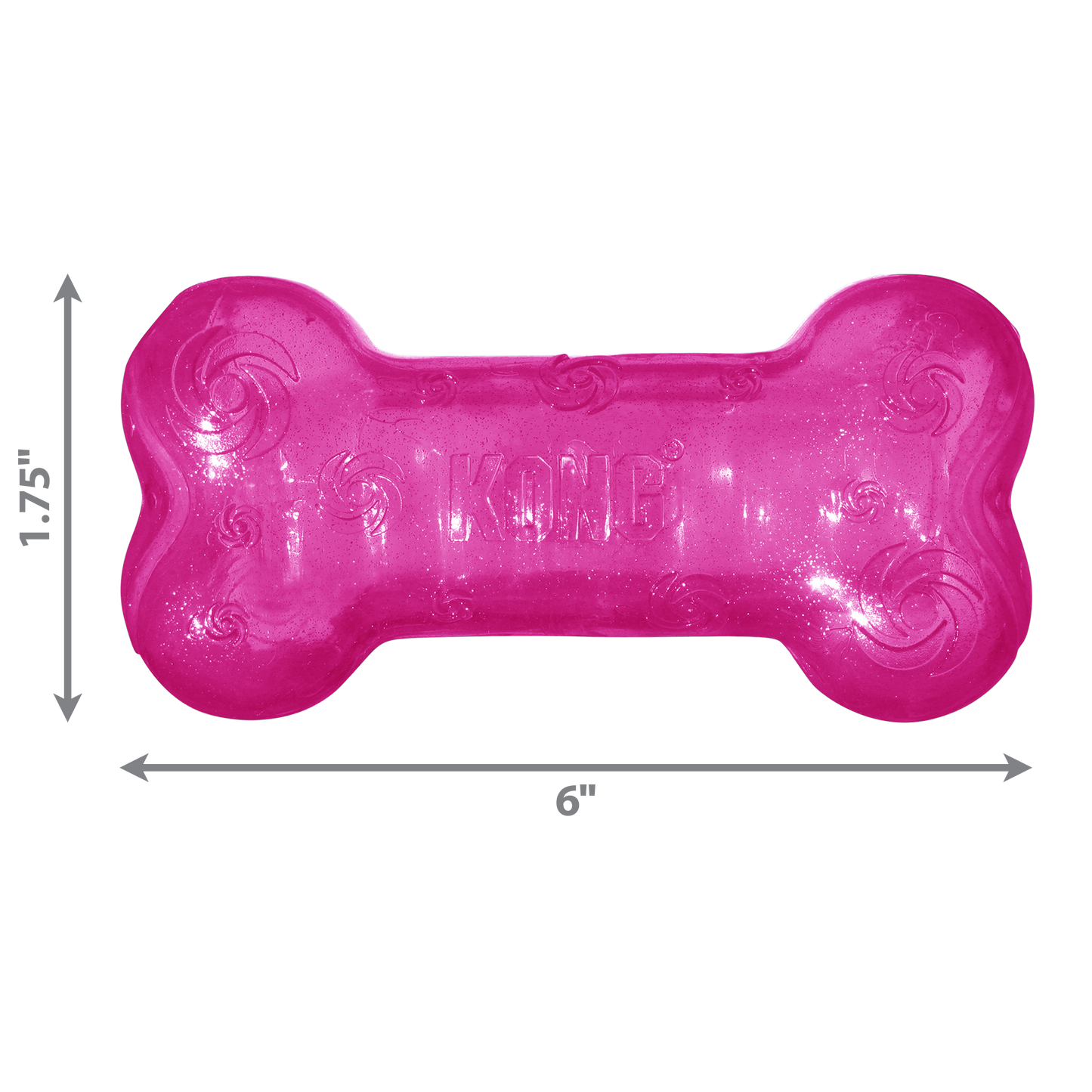 KONG Squeezz Crackle Bone Interactive Dog Toy 👑