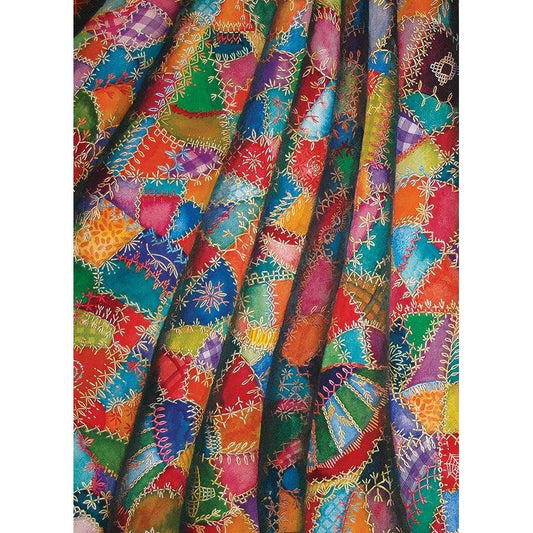 Crazy Quilt 1000 Piece Jigsaw Puzzle Cobble Hill