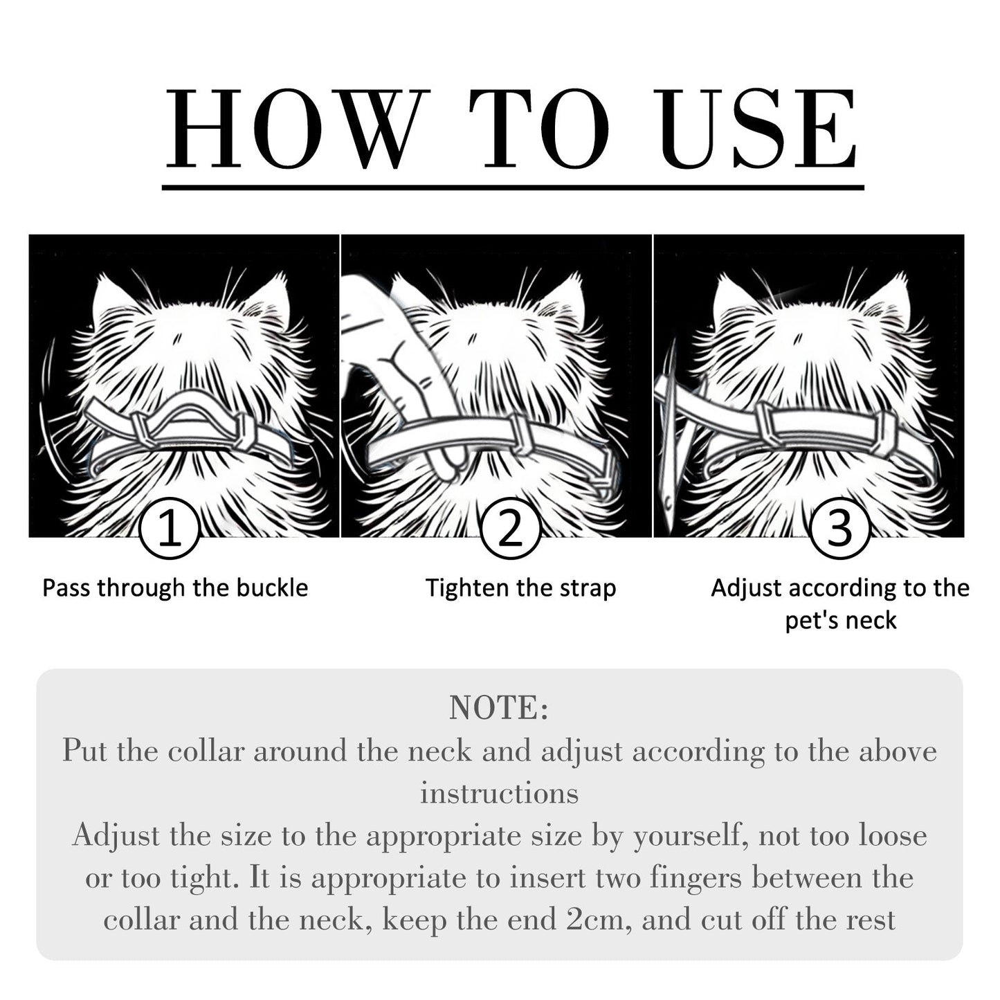 Pet Deworming Collar, Flea Resistant Tick Resistant Pet Waterproof Adjustable Deworming Collar