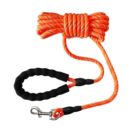 Extended Traction Rope 10M 20M 30M Recall Training Camping Backyard Dog Walking Rope Reflective Tracking Dog Leash