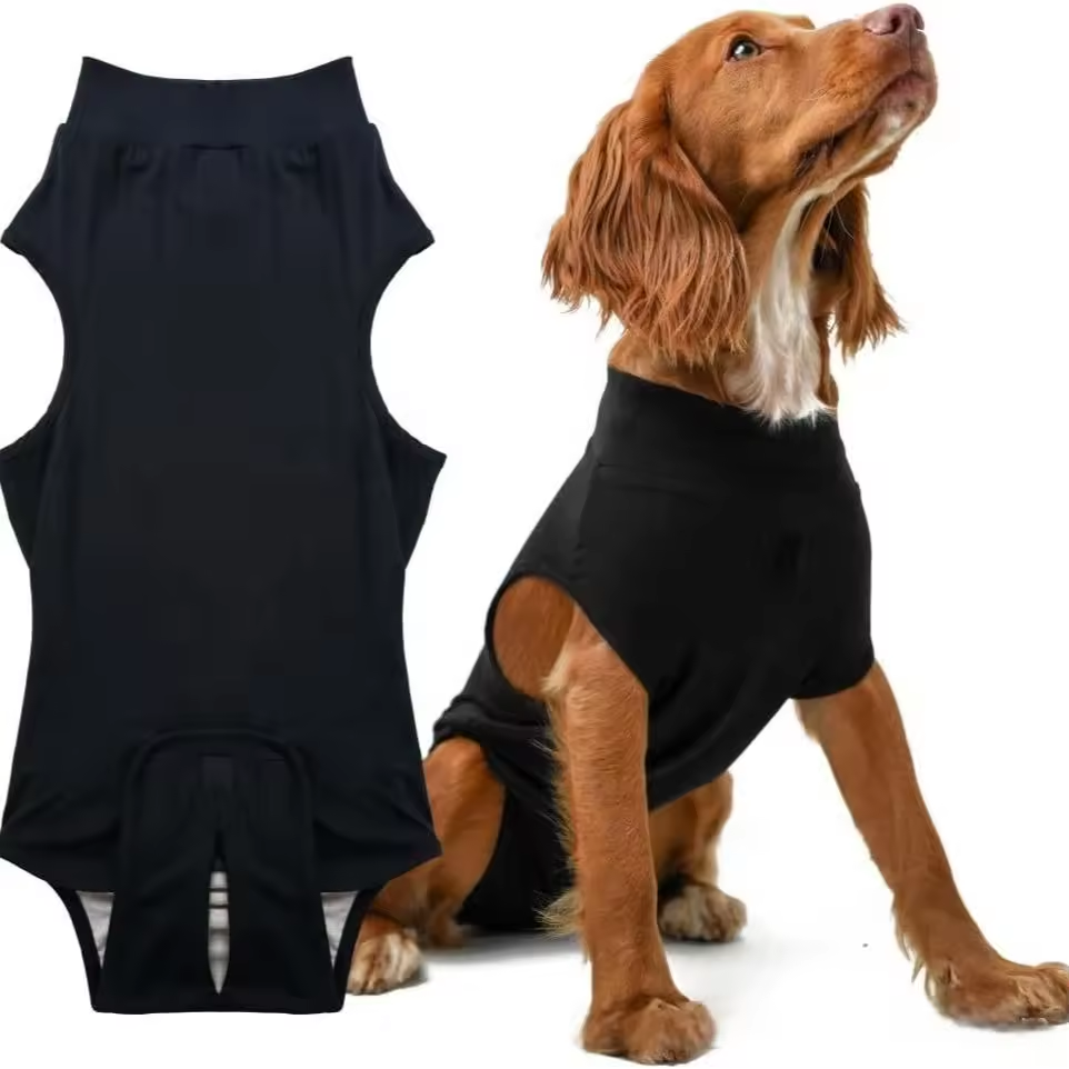 Pet sterilization suit wound anti licking suit suitable for all body types of dogs surgical recovery clothing set 