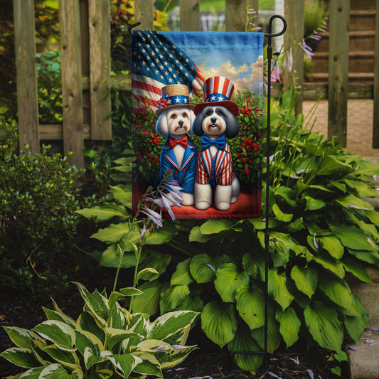 All American Havanese Garden Flag – Dogs with American Flag Background by Caroline’s Treasures