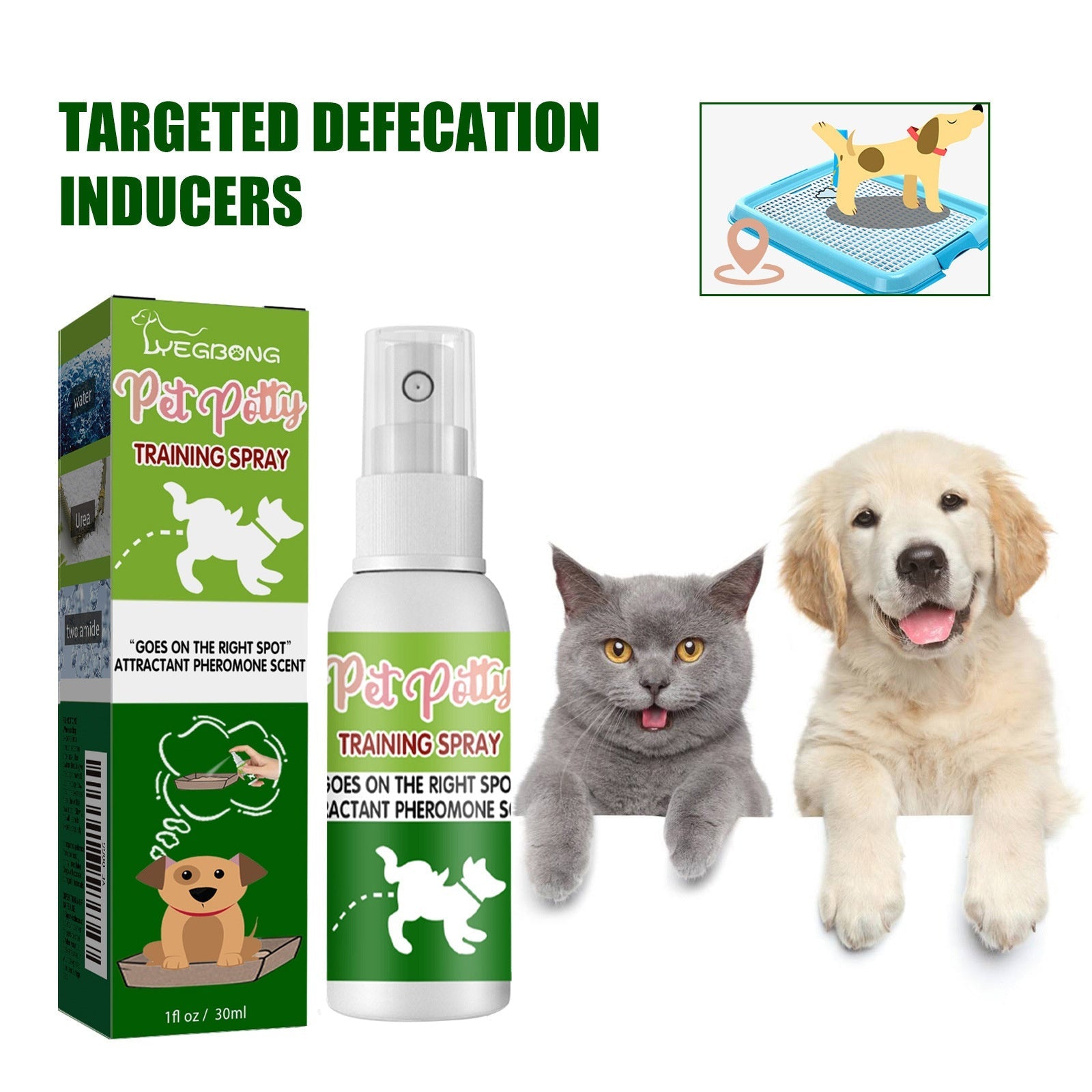 Pet Location Training Agent for Toilet Induction and Waste Positioning - Purrfect Pet Kingdom