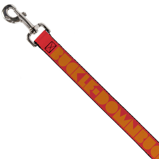 Dog Leash - Shapes Red/Orange