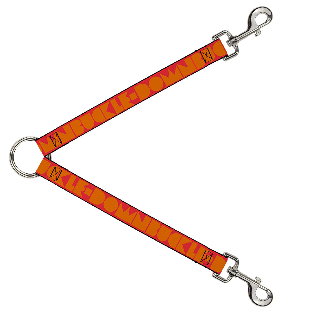 Dog Leash Splitter - BUCKLE - DOWN Shapes Red/Orange - Dog Leash Splitters - Buckle - Down
