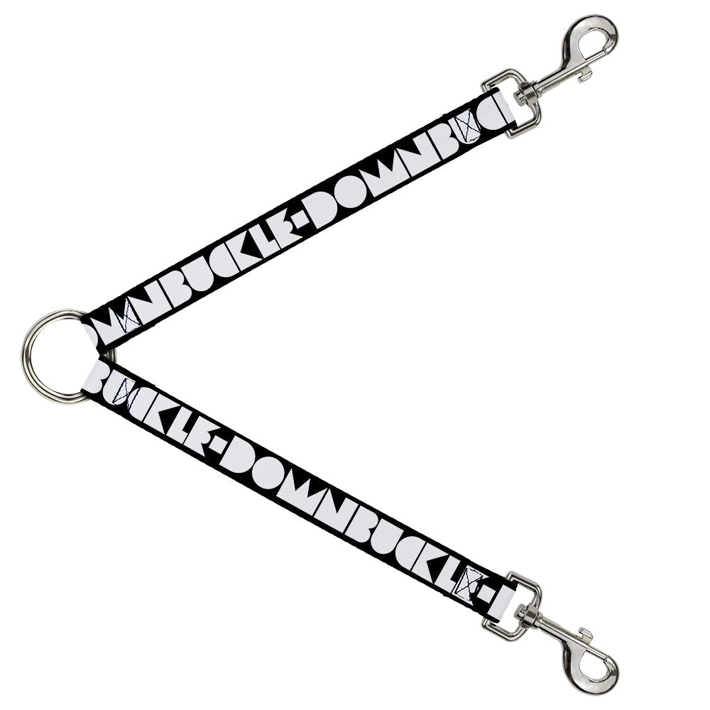 Dog Leash Splitter - BUCKLE - DOWN Shapes Black/White - Dog Leash Splitters - Buckle - Down