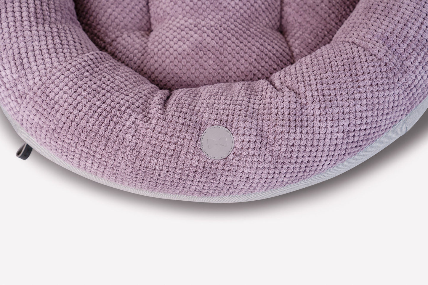 Calming Dog Bed Light Pink Donut for Comfort, Support & Styl - luxury dog bed view 7 for comfort and support