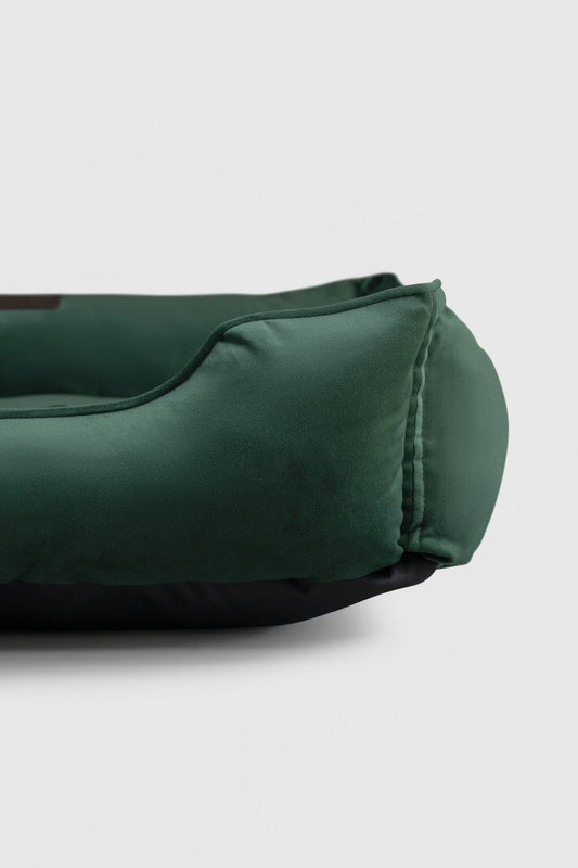 Dog Bed Classic Velvet Sleeper Dog Bed Green