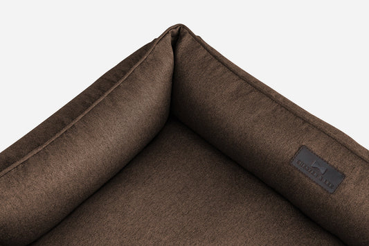 Dog Cat Cotton Sleeper Brown Washable Bed