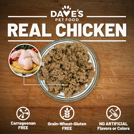 Dave's Naturally Healthy, Grain - Free Gobblicious Gourmet Paté Dinner Wet Cat Food (5.5oz) - Dave's Naturally Wet Cat Food - The Family Pet
