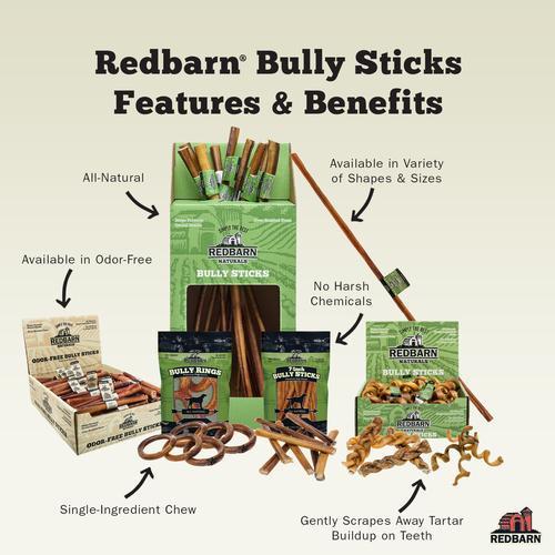 Redbarn Dog Bully Springs (0.68oz) - Dog Chews - The Family Pet