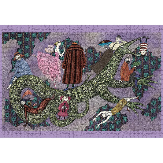 Drop Curtain 1000 Piece Jigsaw Puzzle Pomegranate