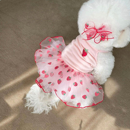 Cat Clothes Pet Yarn Skirt Teddy Pomeranian Bears VIP