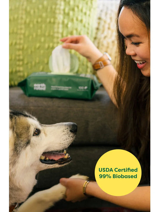 Earth Rated Unscented Plant-Based Dog Grooming Wipes