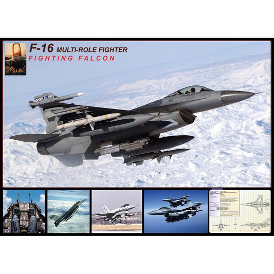 F-16 Falcon 1000 Piece Jigsaw Puzzle Eurographics