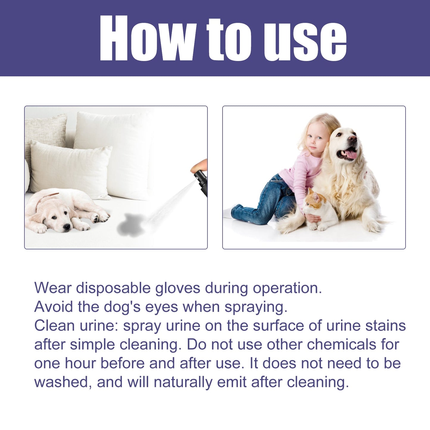 Pet Deodorant Spray To Remove Odors, Dogs And Cats To Remove Urine Odor Body Odor Feces Smell Clean Air