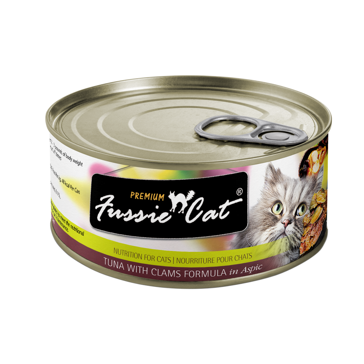 Fussie Cat Premium- Tuna With Clams Formula In Aspic
