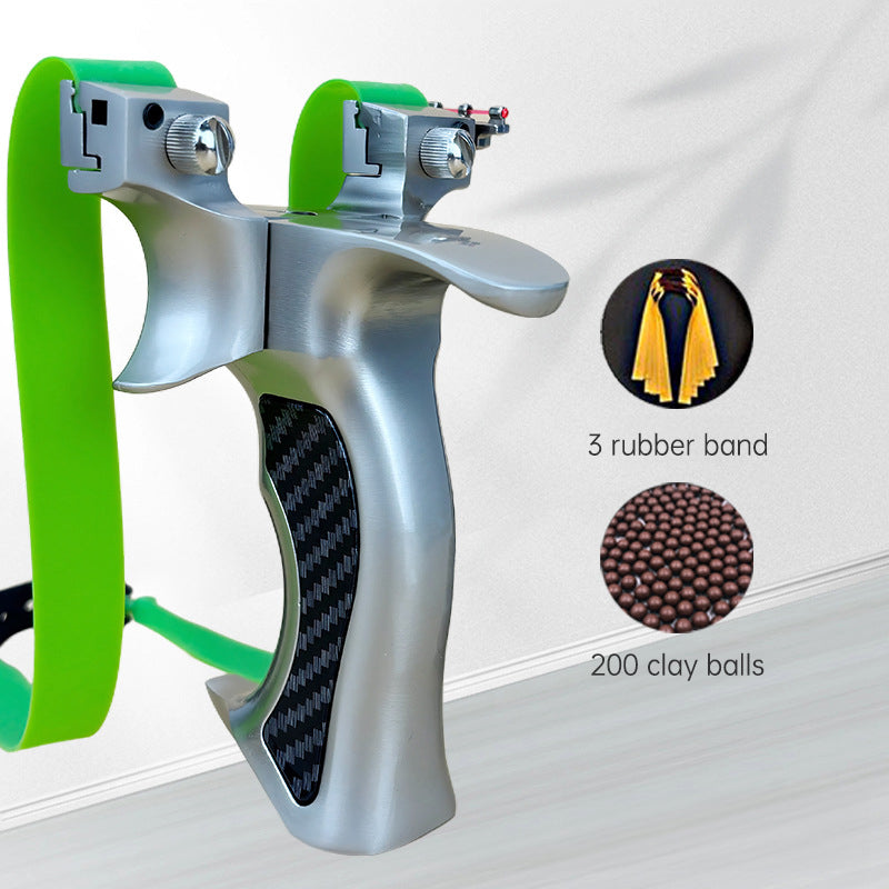 Titanium Alloy Slingsshot Integrated Clip Extended Hand Guard Cover Outdoor Hunting And Shooting Competitive Slingshot - Purrfect Pet Kingdom