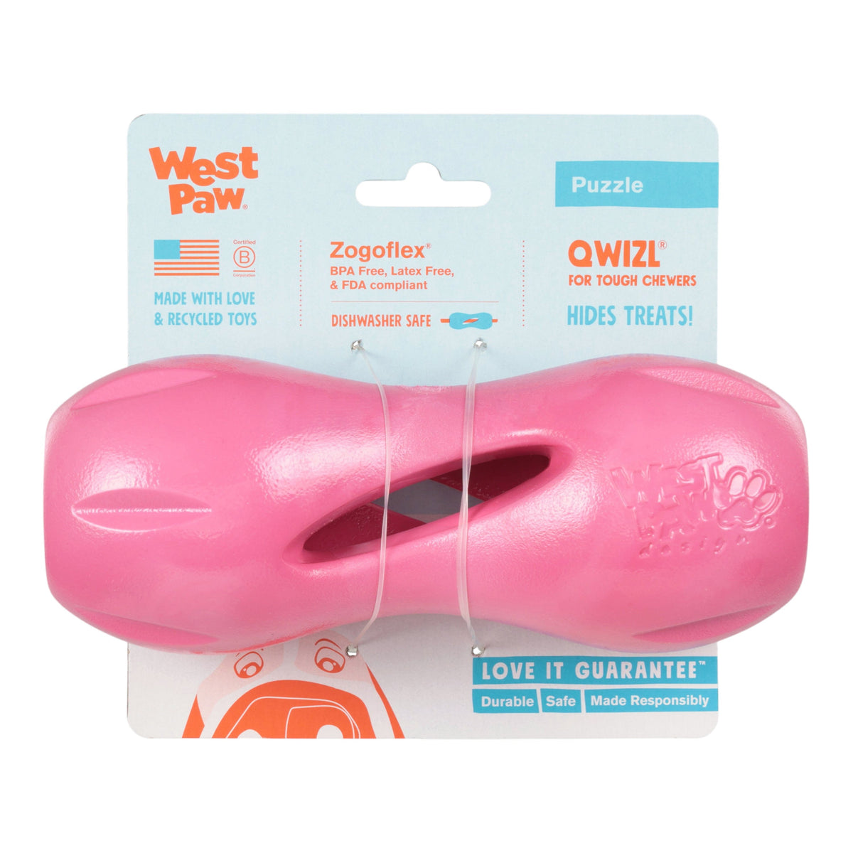 Qwizl Geranium Interactive Dog Toy Durable Play Premium - gallery image 5