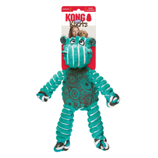Kong Floppy Knots Hippo - Dog Toy - The Family Pet