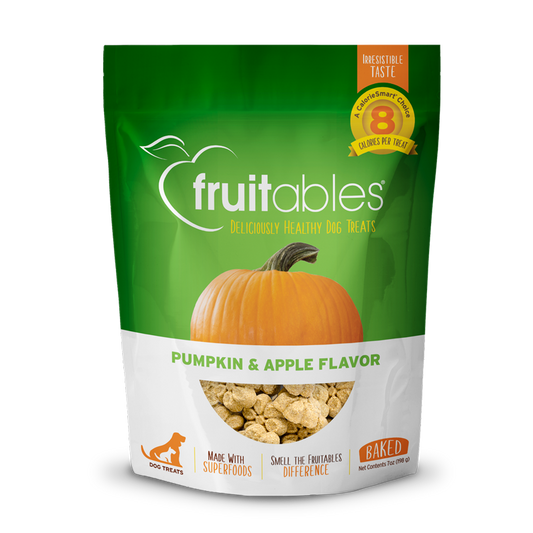 Fruitables Healthy Dog Treats: Pumpkin & Apple (7oz) - Fruitables Dog Treats - The Family Pet
