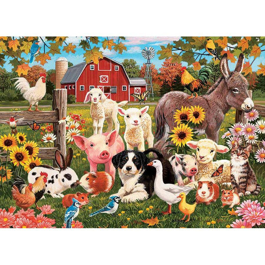 Family Farm 350 Piece Family Jigsaw Puzzle Cobble Hill