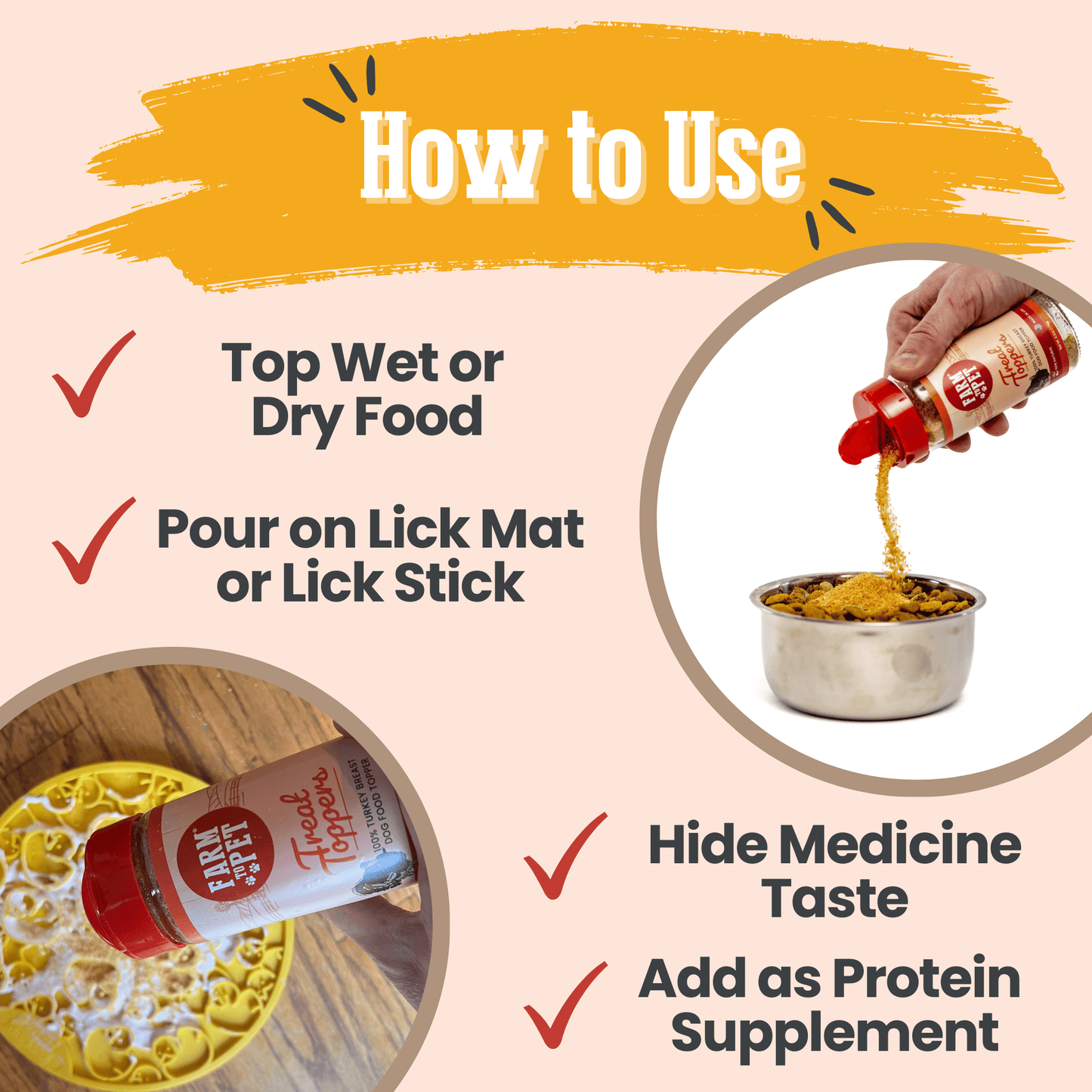 Dog Food Topper Turkey Meal Supplement Powder 4oz 🦃