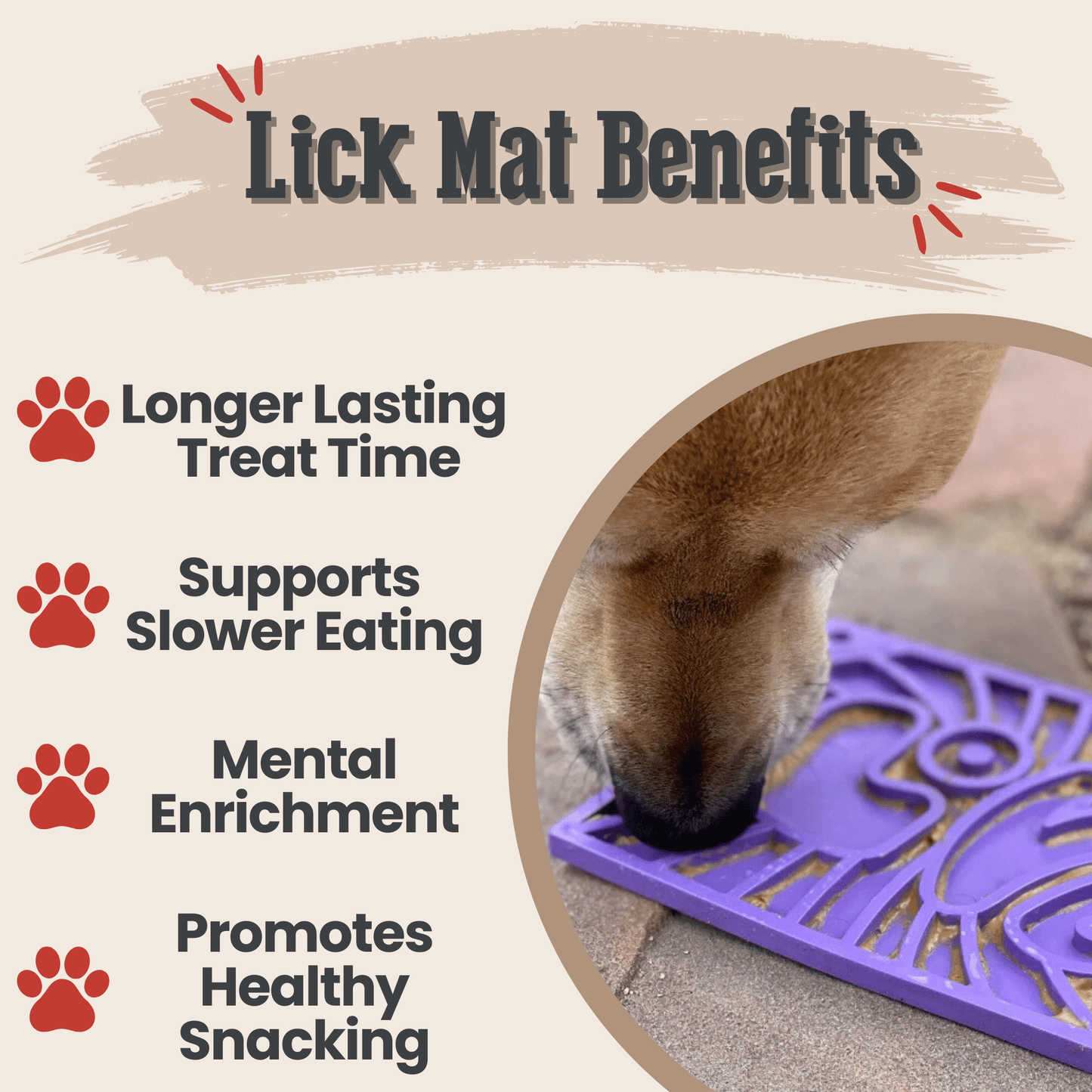 Lick Mats For Cats Small Dogs Slow Feeder ๐