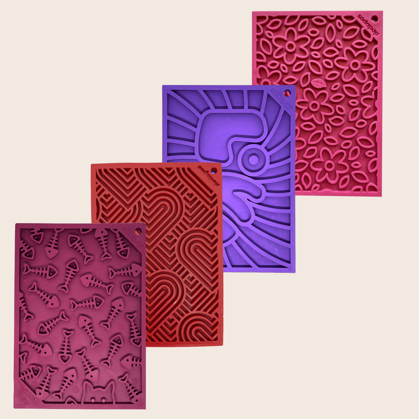Lick Mats For Cats Small Dogs Slow Feeder ๐