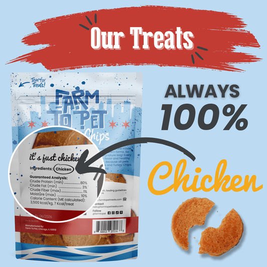 Chicago Chicken Chips for Dogs | Dog Treats To Celebrate Our
