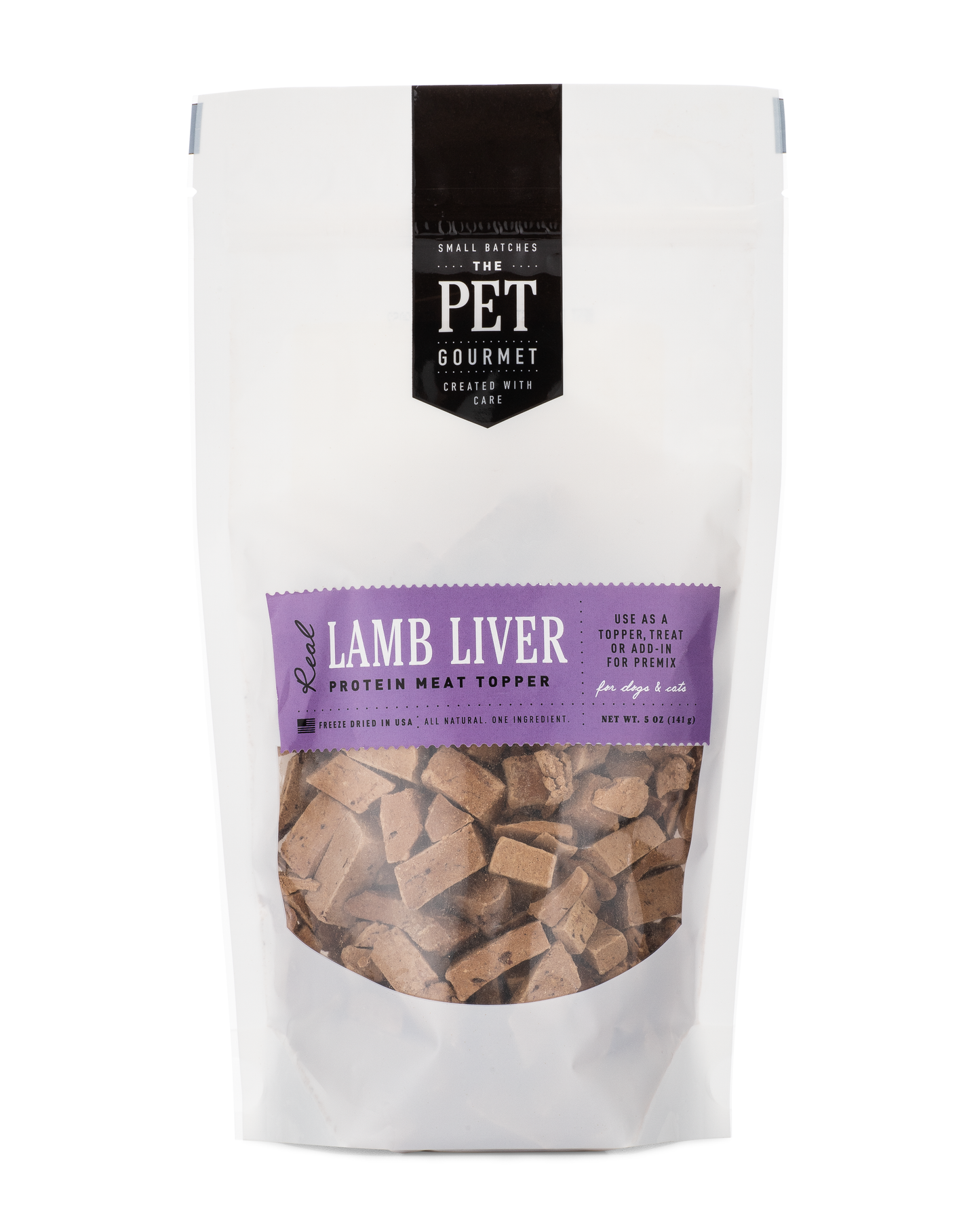 Freeze Dried Lamb Liver Dog Treats 8 Oz ๐