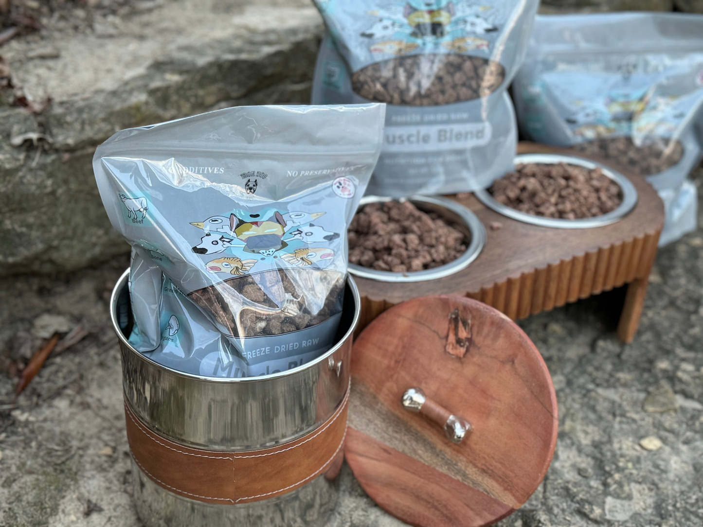 Freeze Dried Raw Dog Food - Muscle Blend (Small Batch)